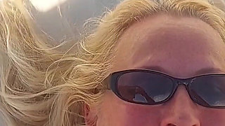 Amateur Blonde Mature Wife Enjoys It Outdoors