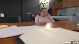 Teens Love Huge Cocks - Glasses Babe Dickstraction 1 - Kriss Kiss
