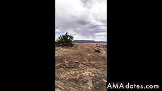 Fucking a Tight Arab Pussy in a National Park