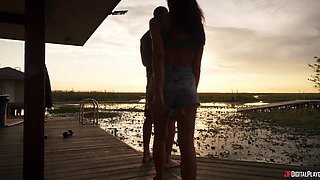 Beachside Passion Ignites with Lucy Foxx