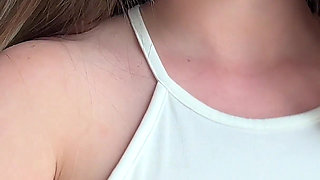 A Sexy Brunette with a Big Butt Rides a Large Dildo and Has an Orgasm.