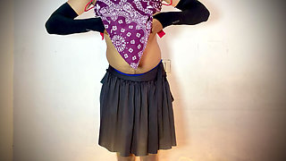 Desi Stepsister showing her big natural boobs to her school teacher. 18 year old Skinny Student First Time