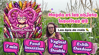 MAGDA AND THE UNUSUAL OBJECTS - Episode 3 - ANAL - EXTERIOR - FOOD INSERTION - DOUBLE - VAGINAL