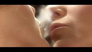 A Couple of Guys Screw a BBW and Another Girl in This Hardcore Fuck Scene