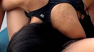 Amateur Lesbian Sex Between Best Friends, Their Pink Pussies Rub Against Each Other