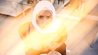 Big titted stepmother catches her son-in-law, nicky, watching taboo mylf porno on his tablet - hijab mylfs