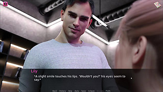 Lily Was Giving Boobjob To Her New Boss While interview In Office