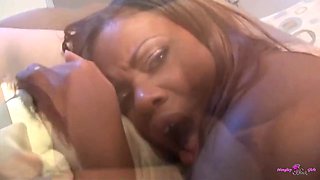 Shorty Mac And Danni Dior - Big Ass Black Slut Gets Her Pussy Destroyed By His Big Black Cock