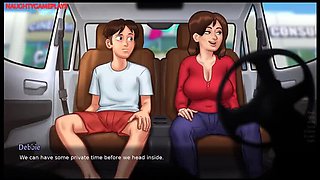 Summertime Saga Part 28: Horny MILF Rides Huge Monster Cock in 3D Animation