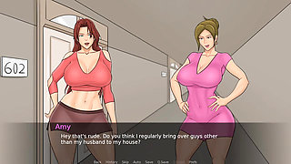 Eva's Ecstasy Gameplay #05 Busty Redhead Is Trained by the Boss to Be Submissive.