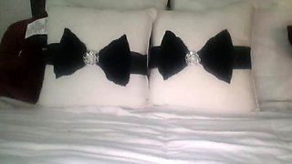 Close up teen foot worship