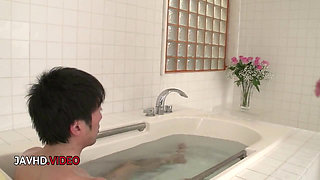 Steamy JAV MILF With Big Tits Amazes in Warm Passionate Asian Blowjob