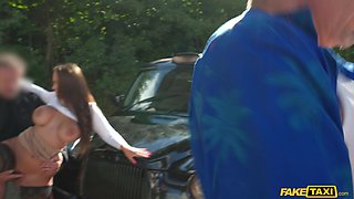 Eden Ivy’s Wild Taxi Group Encounter with Heat