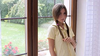 Teen Cute Italian Brunette Solo At