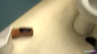 Blondie Girl at Risky Outdoor Nail