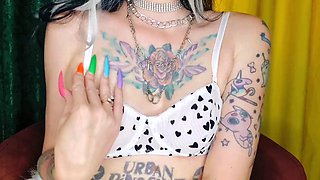 Dominatrix Nikas Femdom Desire Sparks Passionate Breast Worship and Nipple Licking to