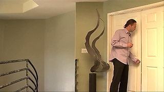 Hot brunette MILF takes the big black cock BBC hard for her husband