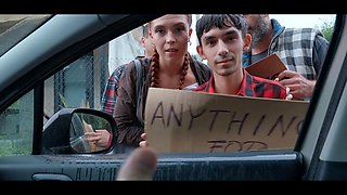 Hunt4k. her perfect arse was made for public cheating