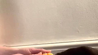 Bare Feet Crushing and Orange