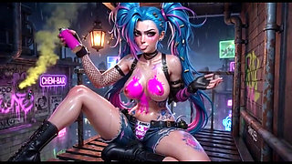 Jinx Wet Tease Compilation Big Tits and Ahegao Full