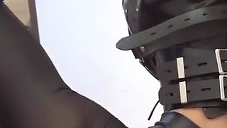 Mz22 - the Latex Girl in Shackles and Restraint