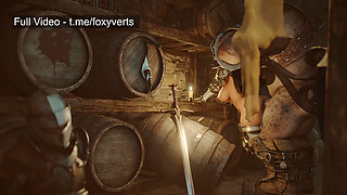 Ogre Orc with Cute Elf