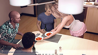 Awam 2 - Cuckold Part 1: Sofia Teases in a Depraved Cuckold Game, Then Getting Ruthlessly Fucked in Part 2