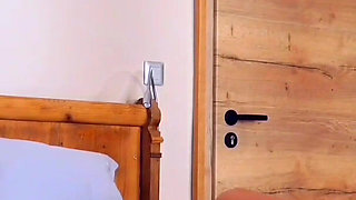 Beautiful blonde mature bed pleasure