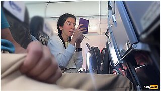 Public Cock Flashing In Airplane - I Brought Stranger To Cum In Two Minutes