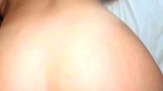 Curly blond cuckold white mom gets big load of bbc cum