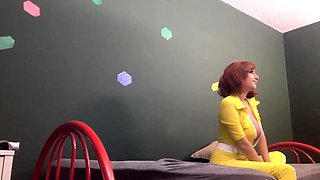 Brunette Couch Webcam Solo Fun Masturbating