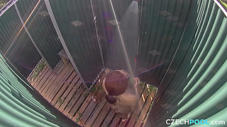 Czech Pool 7: Firm Fitness Beauty Goes Bare Poolside
