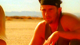 Piss Drenched Blonde Babe Kneeling for Desert Golden Shower