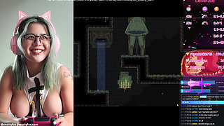 Lewd God Gameplay - Gabbi Plays as a Horny Divine Slut in Heat