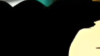 Valentine's Day. Cartoon in Which a Wife Is Fucked in a Public Toilet