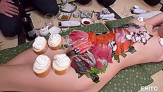 Secretary Haruka - Pov Fetish Footjob In Sexy Nylon Stockings