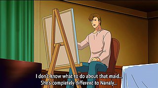 Maid with Stellar Rosy Hair Proposes Internal ejaculation to Immense Trunk