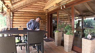 Maid gets fucked in ass