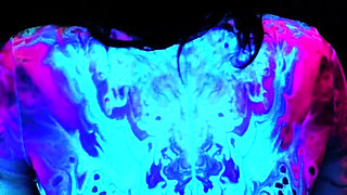 Neon Raver Lays a Clutch of Eggs in Uv Then Pushes Them All Out and Pisses: Ovipositor and Egg Play Seduction