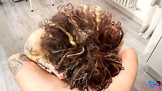 I Give Him a Blowjob While He Edits Our Porn Videos!