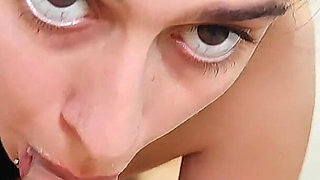 Amateur 18yo POV Blowjob Titfuck Oiled Big Boobs Big Dick