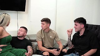 My fiancé's bitch is unfaithful to me in an epic foursome