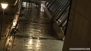 Czech snooper 5: filthy outdoor exhibitionist gives voyeurs a perfect view!