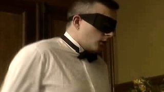 Group sex hardcore double blowjob swallowing cum