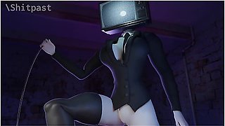 Car Toon - Tv Woman Makes Camera Girl Fuck Me With Her Tits. Skibidi Porn. God, Forgive Me