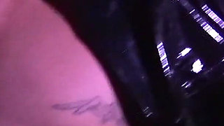Blond Bizarrlady vitriols her sex slave in dungeon for fucking