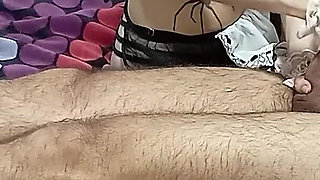 My Hot Step-sister Dressed as a Maid Steps on My Chest While Milking My Cock Until a Huge Cumshot Maid POV (full Video)