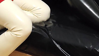 Hot Latex Nurse Enjoys Exciting Pleasure with a Handjob and Hard Penetration