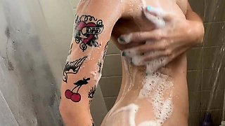 Curly Blonde Teen Records Solo Dildo Masturbation More at
