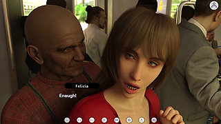 A Volatile Marriage 2 Felicia Gets Her Ass Touched on the Crowded Subway